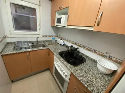 Una cocina o zona de cocina en Apartamentos AR Isern