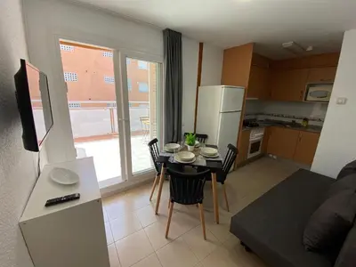 Una cocina o zona de cocina en Apartamentos AR Isern