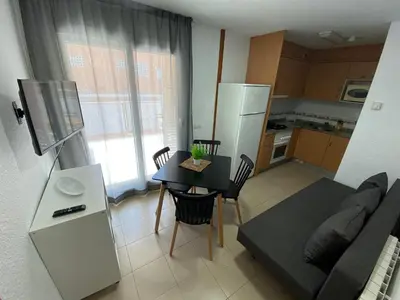 Una cocina o zona de cocina en Apartamentos AR Isern