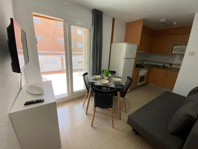 Una cocina o zona de cocina en Apartamentos AR Isern