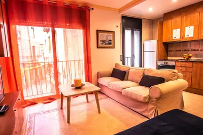 Una cocina o zona de cocina en Apartaments Yaco