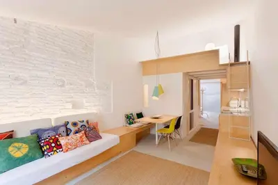 Cama o camas de una habitación en Apartamento Força cerca de la Catedral