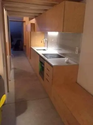 Una cocina o zona de cocina en Apartamento Força cerca de la Catedral