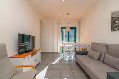 Una televisión o centro de entretenimiento en Apartaments Rural Montseny