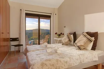 Cama o camas de una habitación en Roure