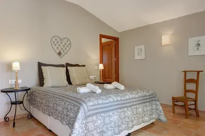 Cama o camas de una habitación en Roure