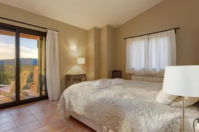 Cama o camas de una habitación en Roure