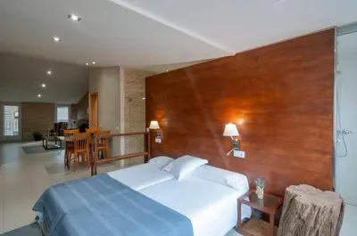 Cama o camas de una habitación en Onyar apartments Rambla de la llibertat 27