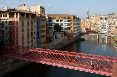 Vista general de Girona o vista desde el apartamento