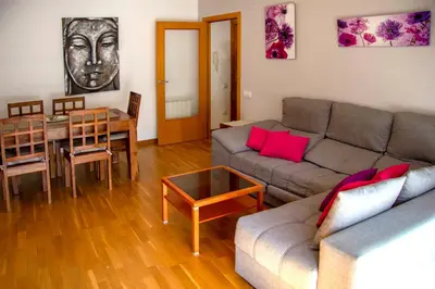 Zona de estar de Todos los clientes repiten! Wonderful Apt
