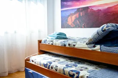 Cama o camas de una habitación en Todos los clientes repiten! Wonderful Apt