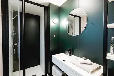 Un baño de Camping Resort-Bungalow Park Mas Patoxas