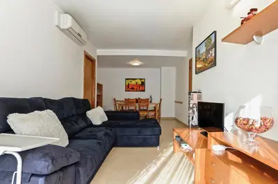 Una televisión o centro de entretenimiento en Apartamento 