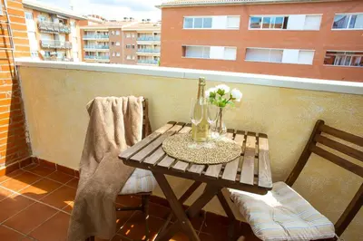 Un balcón o terraza de AL11 Apartamento Albert