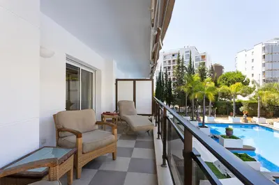Piscina en o cerca de Suites del Mar Fenals Apartments