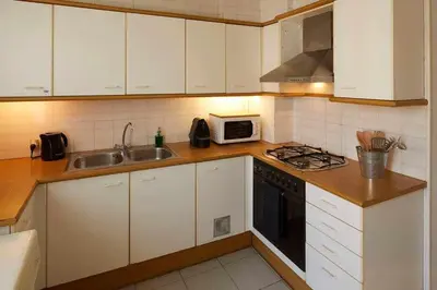 Una cocina o zona de cocina en Apartamento Santa Clara, Girona