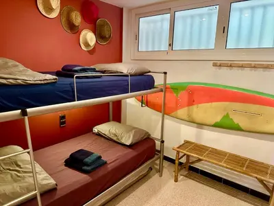 Cama o camas de una habitación en Chalana I, Cala Salions, Tossa de Mar