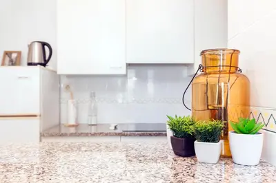 Una cocina o zona de cocina en Lets Holidays Nice apartment 1 min to the beach
