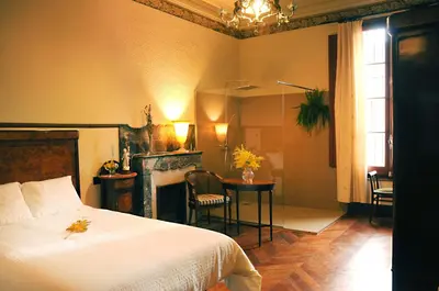 Cama o camas de una habitación en Ca l'Esparrech