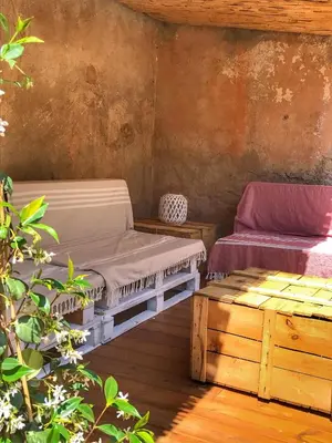Zona de estar de Ca l'Esparrech