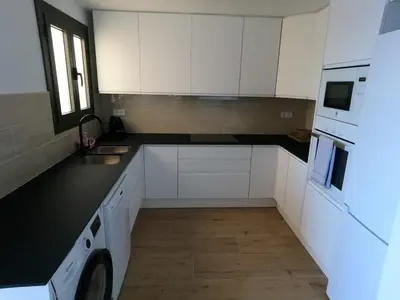 Una cocina o zona de cocina en Hostal Sa Malica