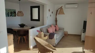Zona de estar de Hostal Sa Malica