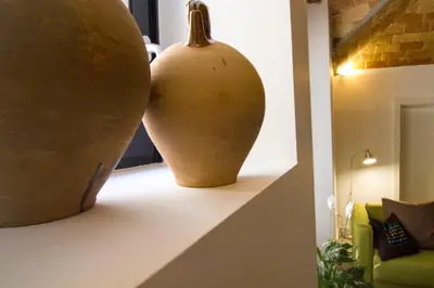 Zona de estar de Can Pauet Apartaments