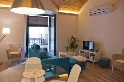 Zona de estar de Can Pauet Apartaments