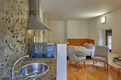 Una cocina o zona de cocina en Sant Josep Loft