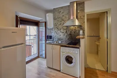 Una cocina o zona de cocina en Sant Josep Loft