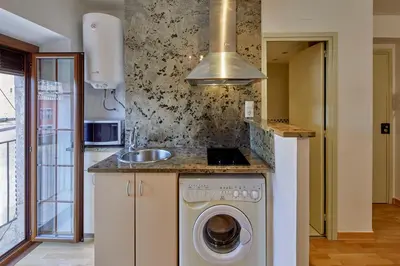 Una cocina o zona de cocina en Sant Josep Loft