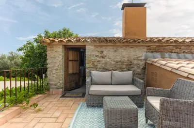Zona de estar de Can Font de Muntanya