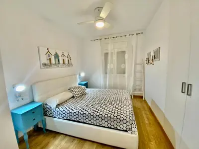 Cama o camas de una habitación en Casa Cris Palamos