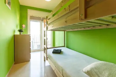 Cama o camas de una habitación en Lets Holidays NICE AND CENTRIC APARTMENT IN TOSSA