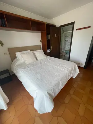Cama o camas de una habitación en 1ra Linea Platja de Sant Feliu