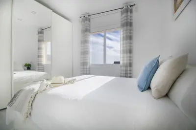 Cama o camas de una habitación en fantasticas vistas a mar