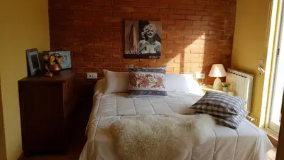 Cama o camas de una habitación en VILLAS COSETTE - Villa Triana