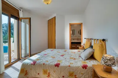 Cama o camas de una habitación en BEGUR-SA RIERA 156