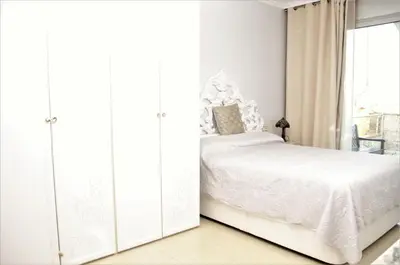 Cama o camas de una habitación en VILLA SOFIA CALELLA