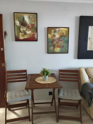 Zona de estar de Apartamento recien reformado a 300 metros del mar