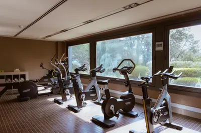Gimnasio o instalaciones de fitness de Mas de Torrent Hotel & Spa, Relais & Châteaux