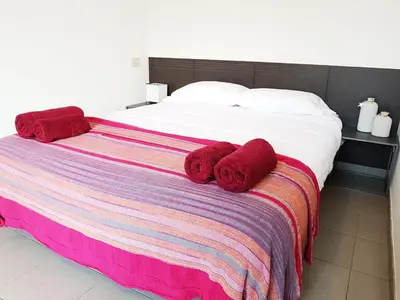 Cama o camas de una habitación en Loft Plaça Sant Josep