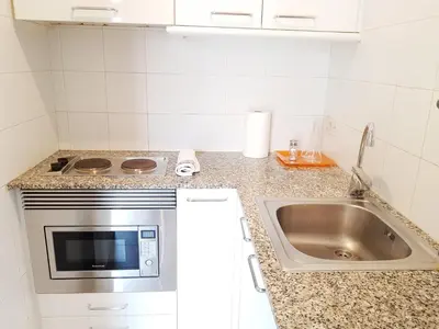 Una cocina o zona de cocina en Loft Plaça Sant Josep