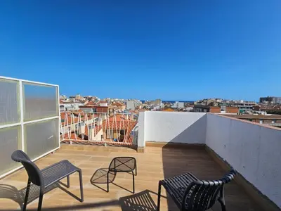 Un balcón o terraza de Hotel Mar i Sol