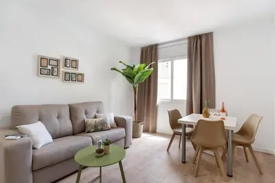 Zona de estar de Apartamentos Venecia