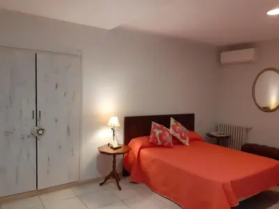 Cama o camas de una habitación en Hostal Can Massot