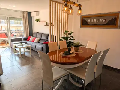 Zona de estar de Apartament Marina