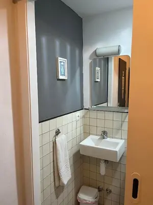 Un baño de Hostal La Lluna
