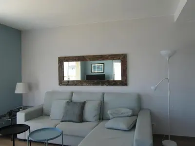 Zona de estar de Apartamento Primera linea de mar 5 plazas