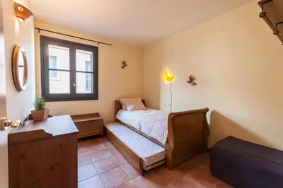 Cama o camas de una habitación en Lets Holidays NICE APARTMENT in the CENTER of TOSSA